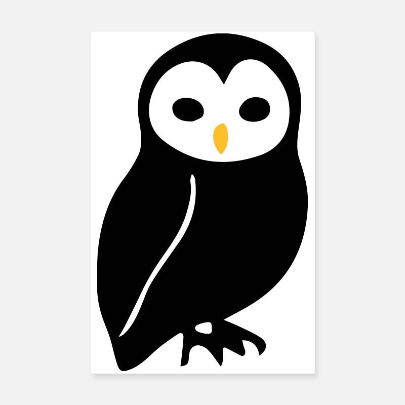 Owl Poster 8" x 12" (20x30 cm)