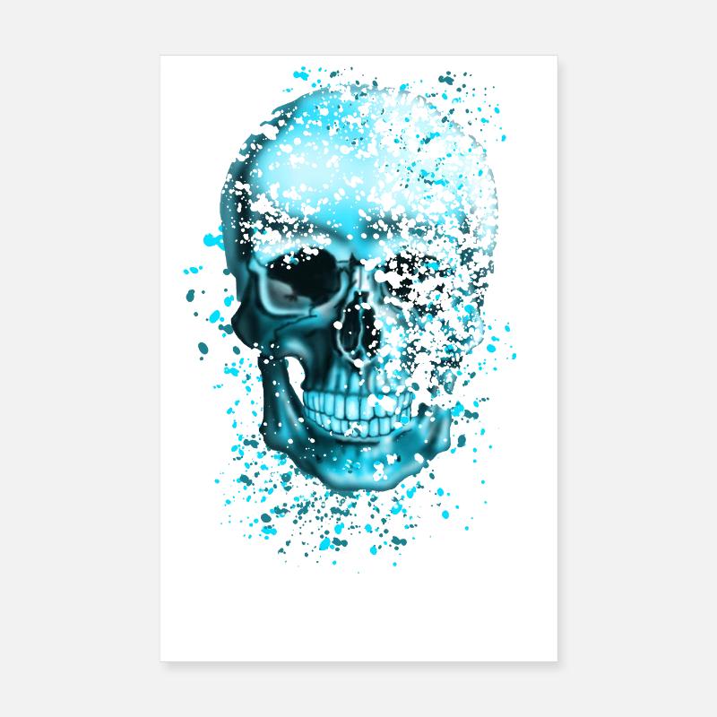 crâne Poster 20 x 30 cm