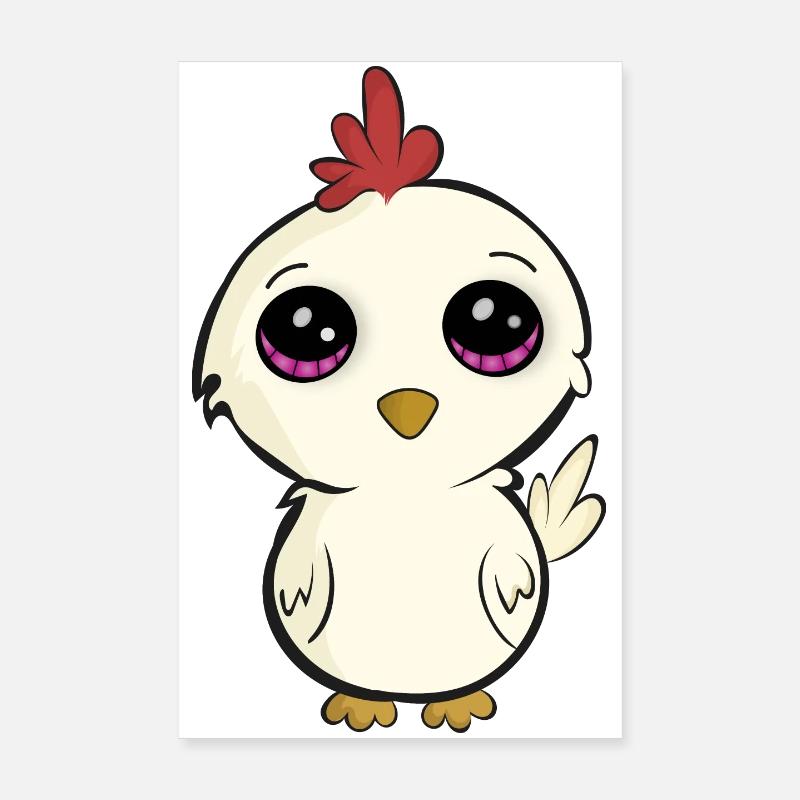 Bébé poulet Poster 20 x 30 cm
