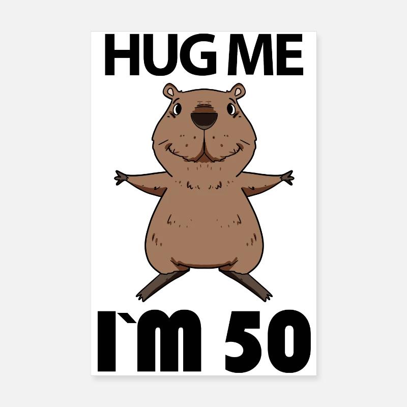 50 ans - 50 ans - Hug Poster 20 x 30 cm