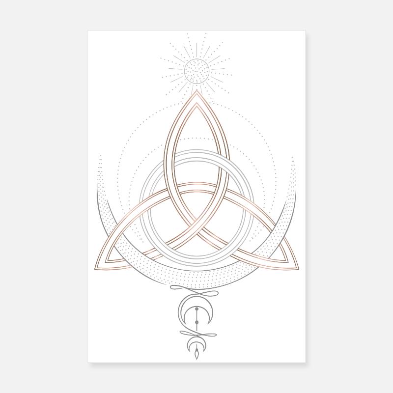 Trinity Knoten Triqueta Triquetra Poster 20x30 cm