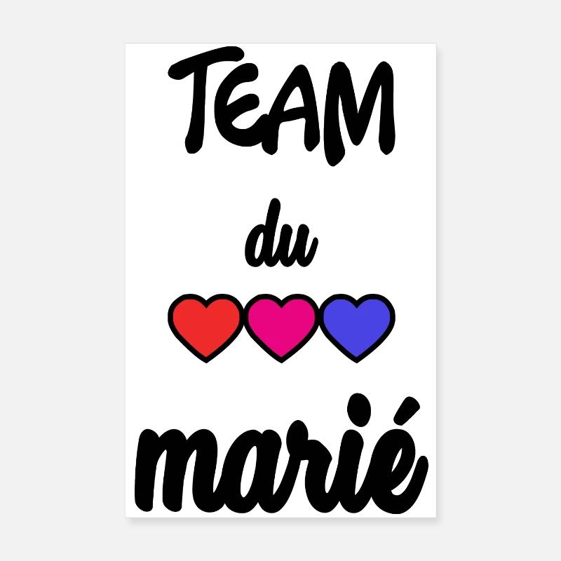 TEAM DU MARIE Poster 20x30 cm