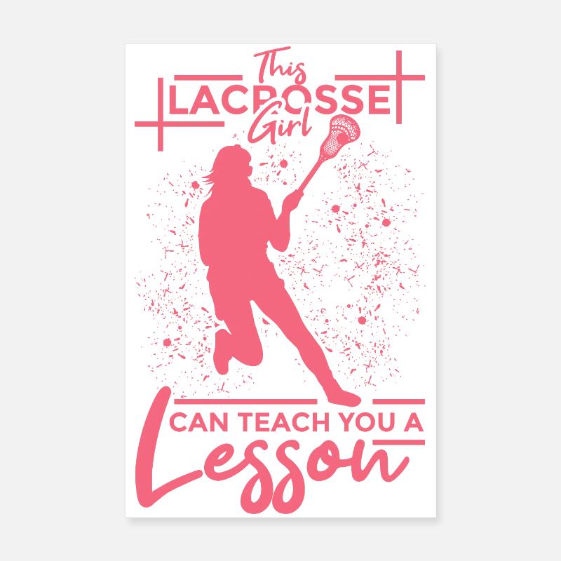 Fille de crosse Poster 20 x 30 cm