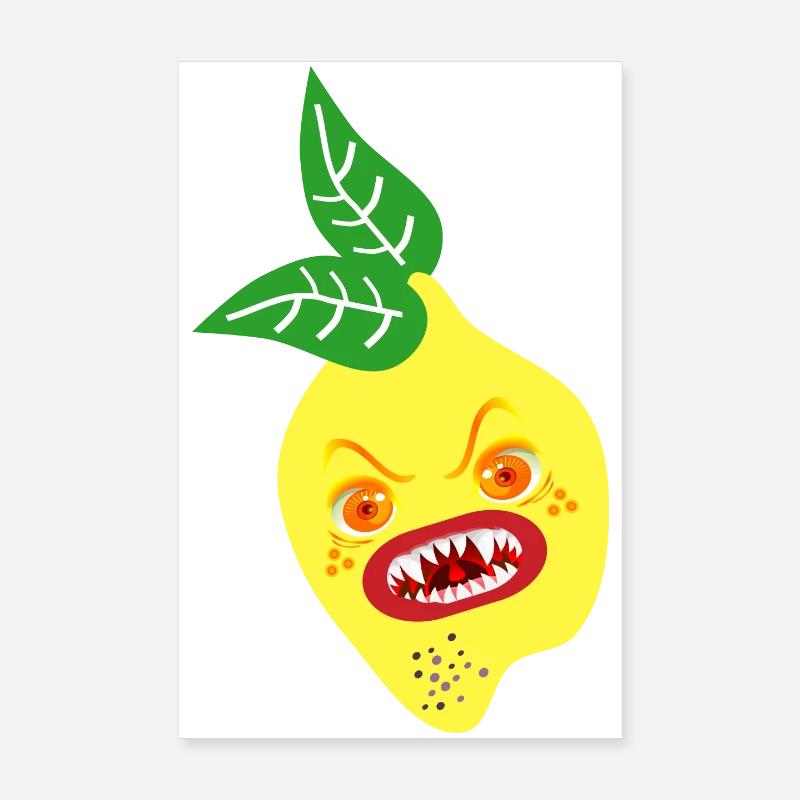 COSTUME D’HALLOWEEN CITRON Poster 20 x 30 cm