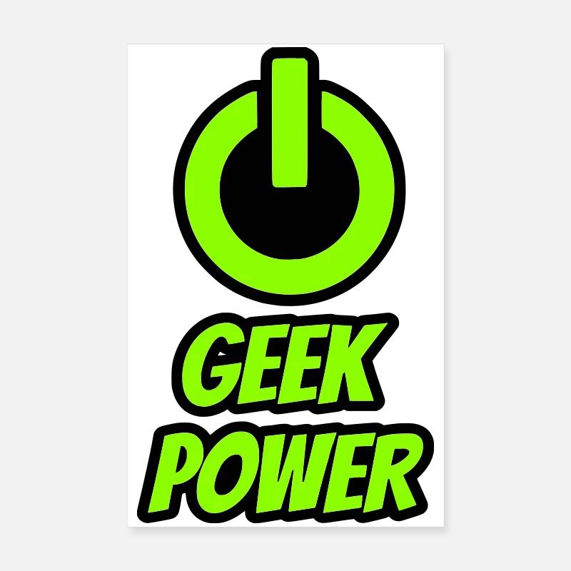 Geek-Macht Poster 20x30 cm