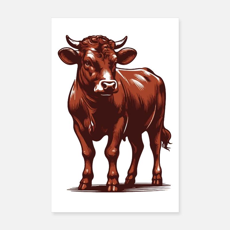 Rind Poster 20x30 cm