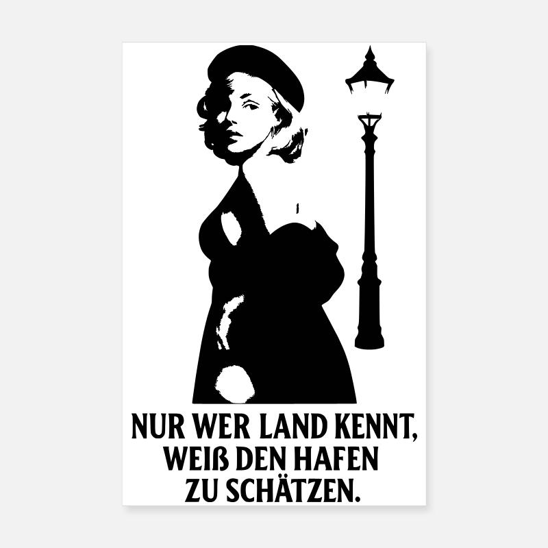 hafen leichtes mädchen Poster 20x30 cm