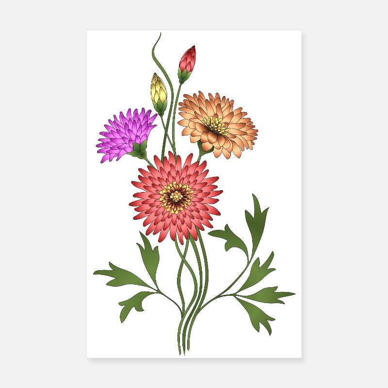 Fleur Poster 20 x 30 cm