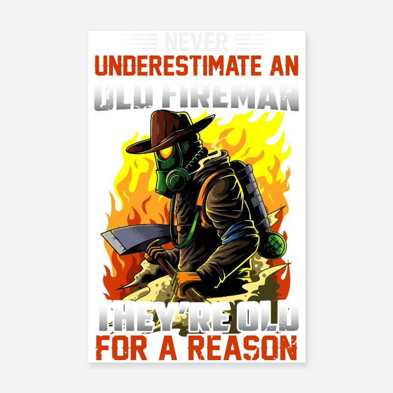 Pompiers Poster 20 x 30 cm