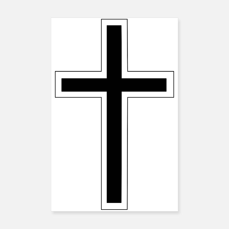 Kreuz Poster 20x30 cm