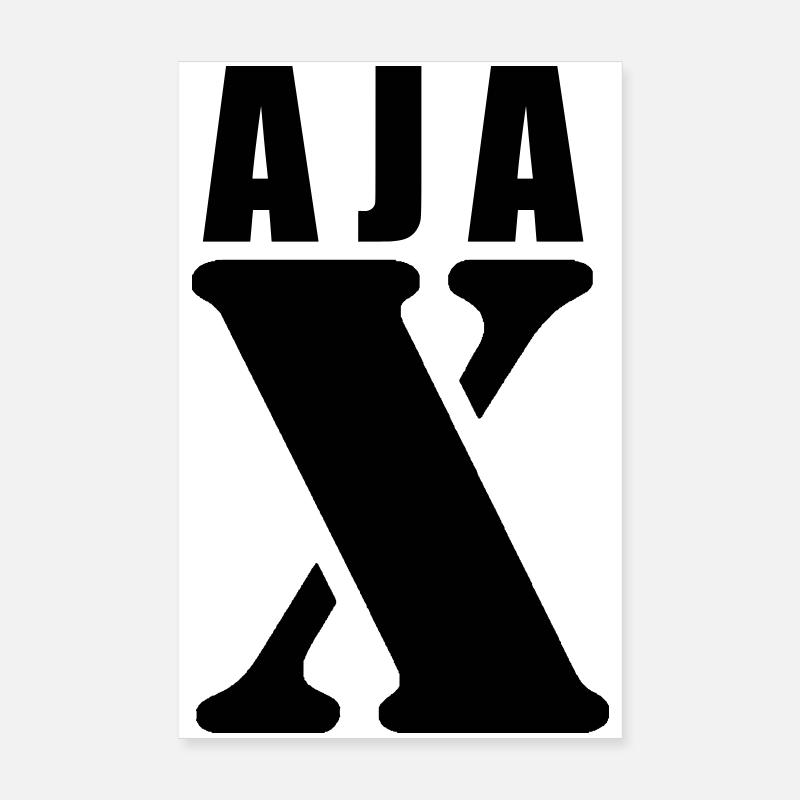 Ajax – Conception du prénom | Typographie minimale Poster 20 x 30 cm