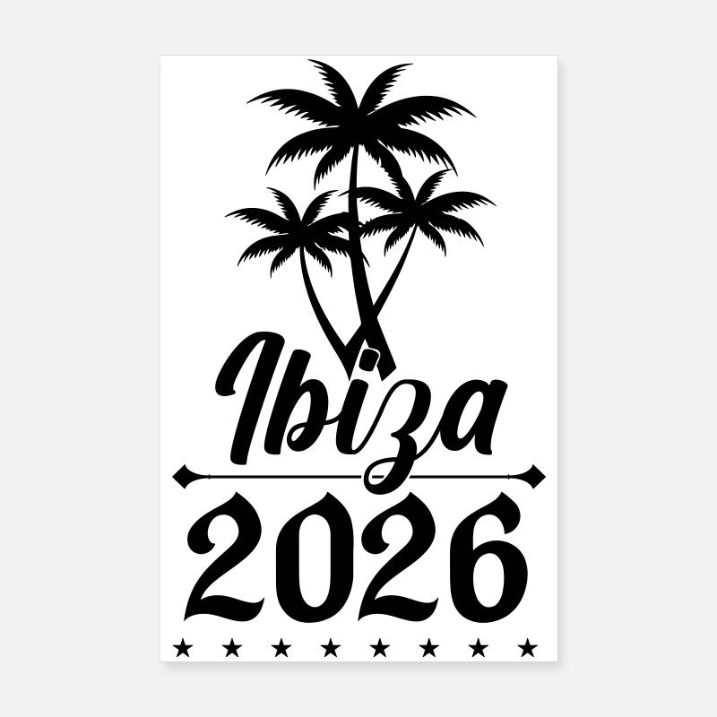 Ibiza 2026 Poster 8" x 12" (20x30 cm)