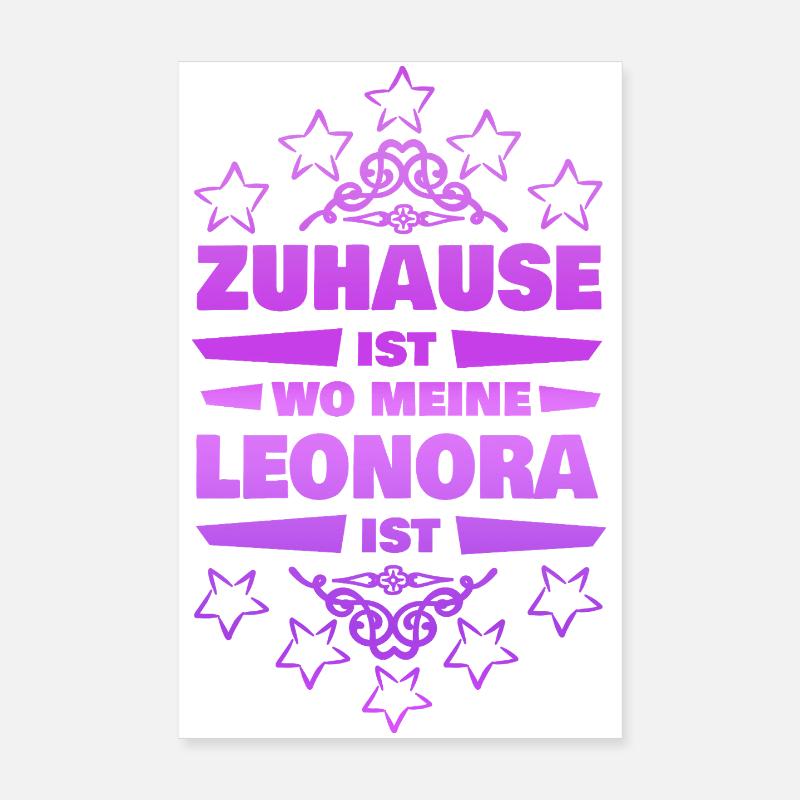 Hustru Leonora Poster 20x30 cm