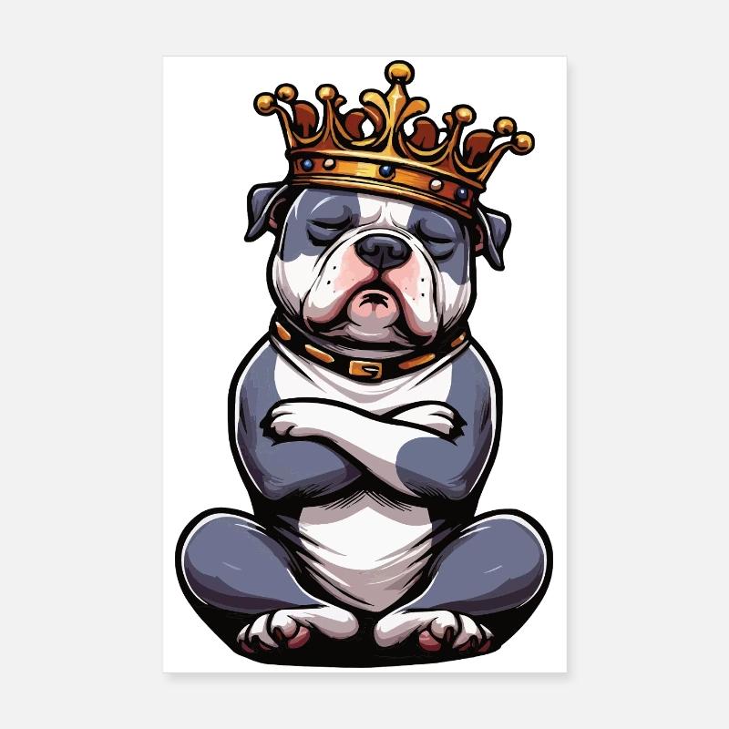 American Bully Bully Pit Bullys Bullybesitzer  Poster 20x30 cm