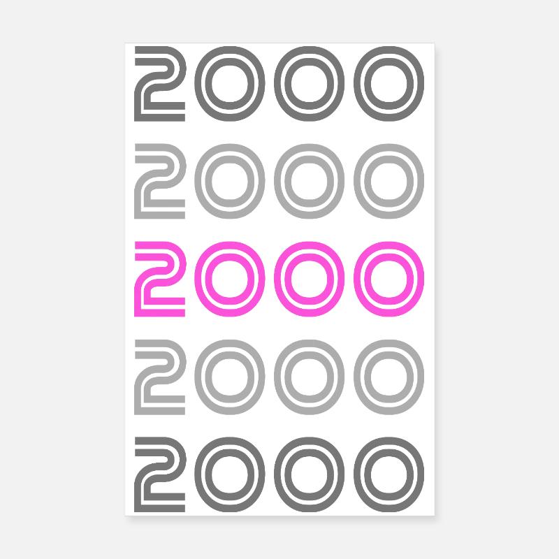 Rétro 2000 Poster 20 x 30 cm