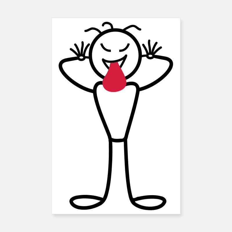 Piccolo uomo Poster 20x30 cm