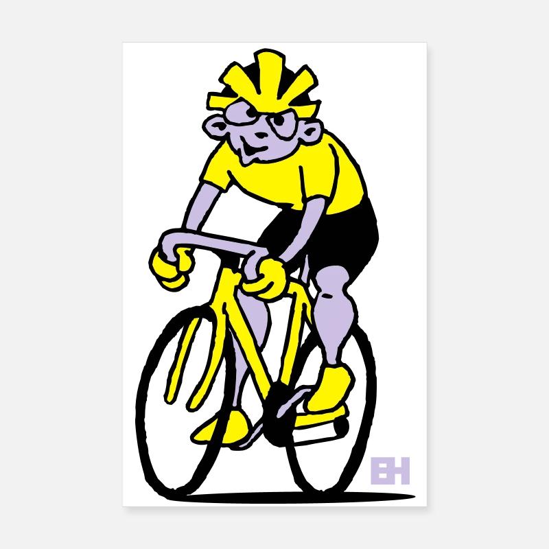Cycliste - Cyclisme Poster 20 x 30 cm