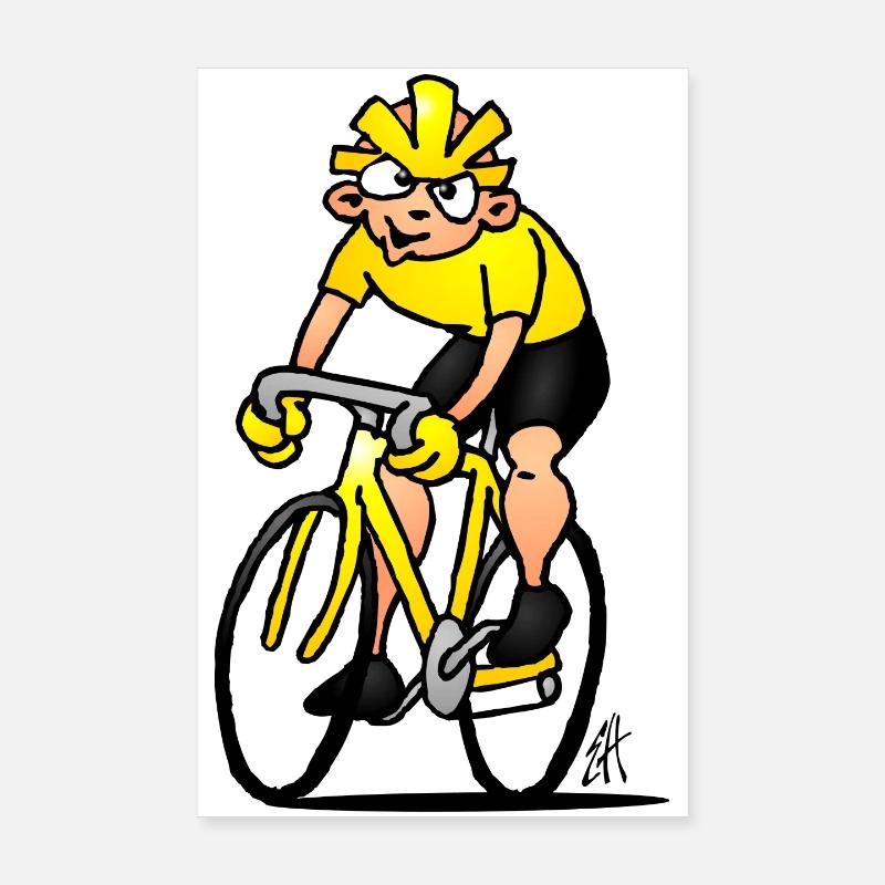 Cycliste - Cyclisme Poster 20 x 30 cm