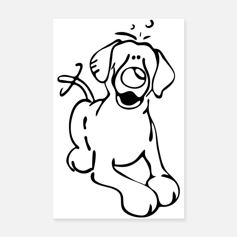 Labrador Retriever - Hund Poster 20x30 cm