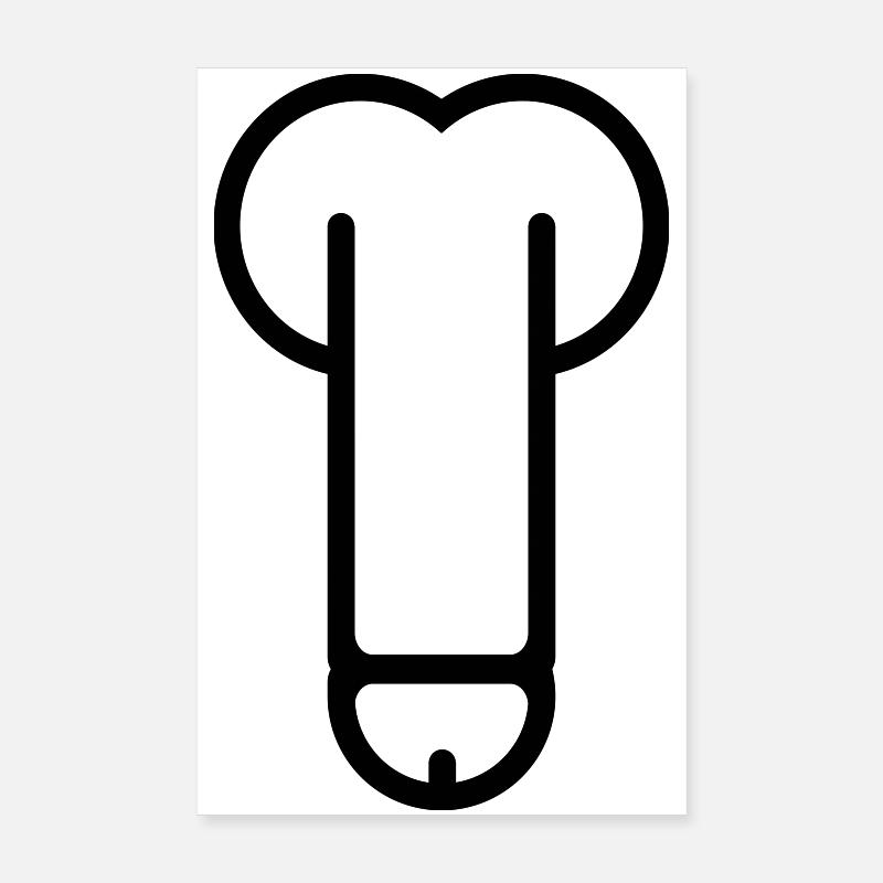 dick Poster 20x30 cm