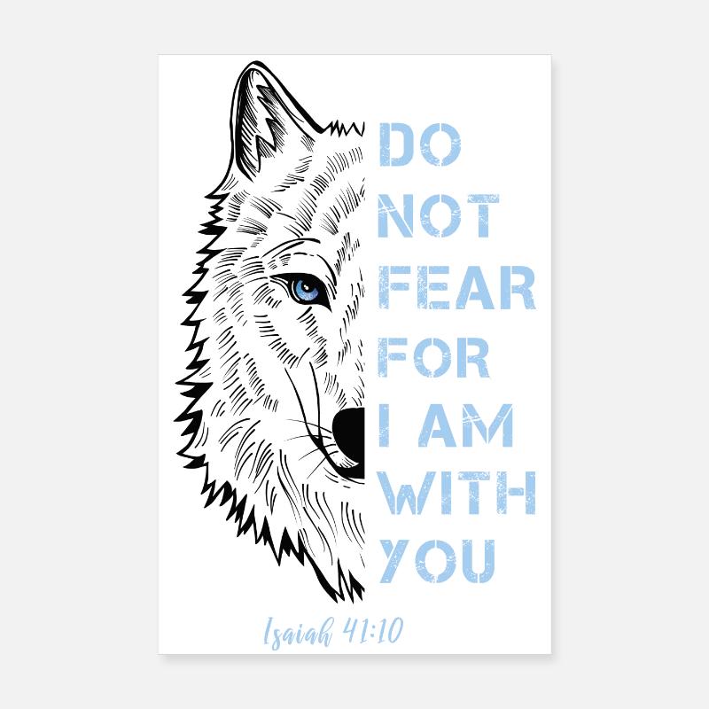 Religiöses Zitat Poster 20x30 cm
