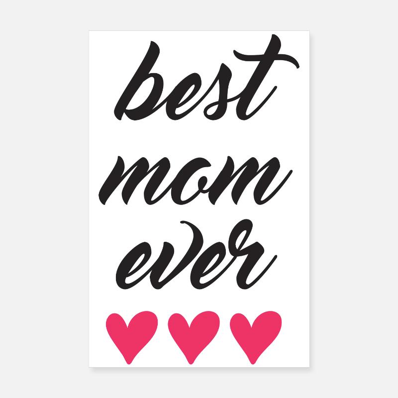 Meilleure maman de tous les temps Poster 20 x 30 cm