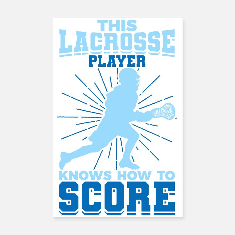 Boy playing lacrosse Poster 8" x 12" (20x30 cm)