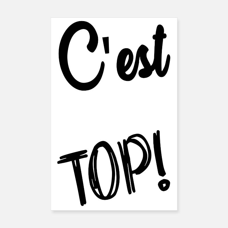 TOP. HUMOUR. DEVISE. CITATION. MESSAGE. RETRAITE. Poster 20 x 30 cm