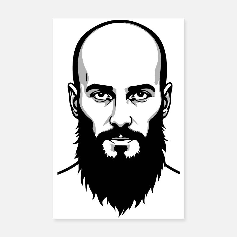Tschetschenischer Held Poster 20x30 cm
