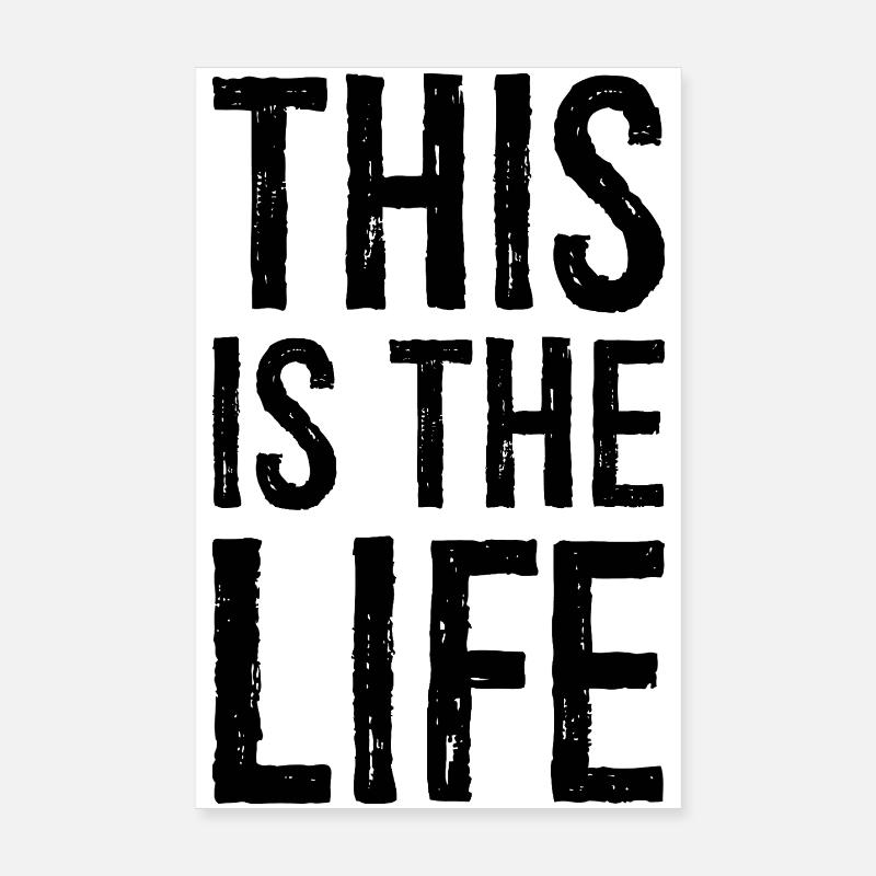 C’est la vie Poster 20 x 30 cm