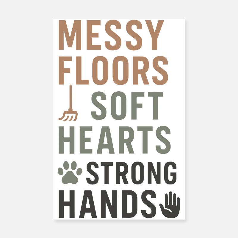 Tierheimmitarbeiter, Tierrettungs-freiwilliger Poster 20x30 cm