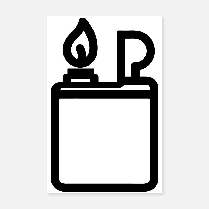 Feuerzeug Poster 20x30 cm