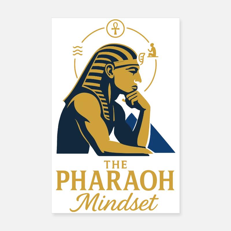 Pharaoh Archaeology in Ancient Egypt Poster 8" x 12" (20x30 cm)
