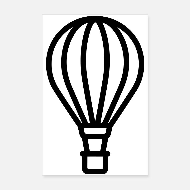 Luftballon Poster 20x30 cm
