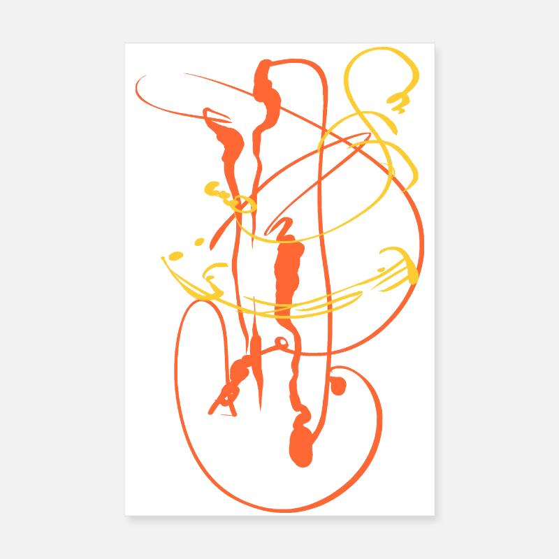 Abstrait Poster 20 x 30 cm