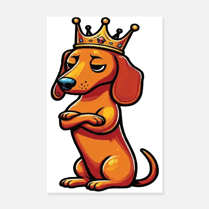 Propriétaire teckel Teckel Propriétaire teckel Propriétaire teckel Amant teckel Poster 20 x 30 cm