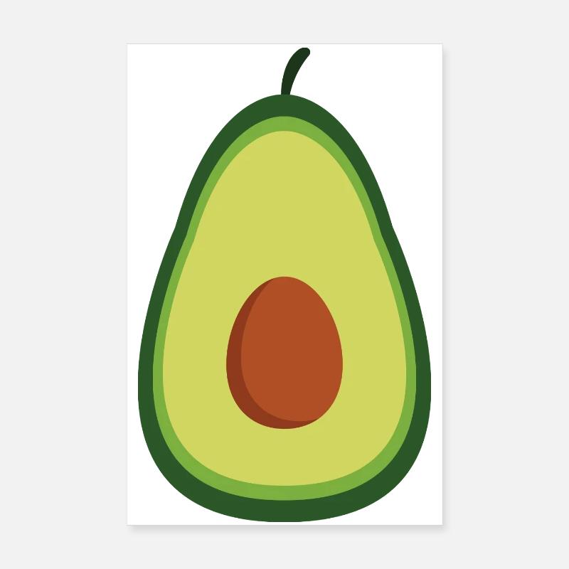 Avocado Poster 20x30 cm