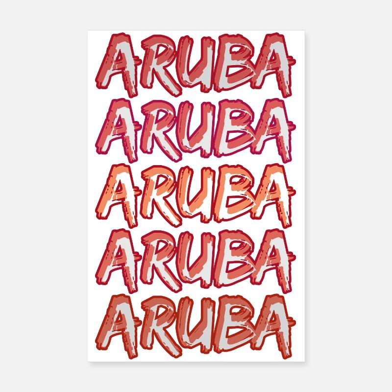 Aruba as a trip Poster 8" x 12" (20x30 cm)