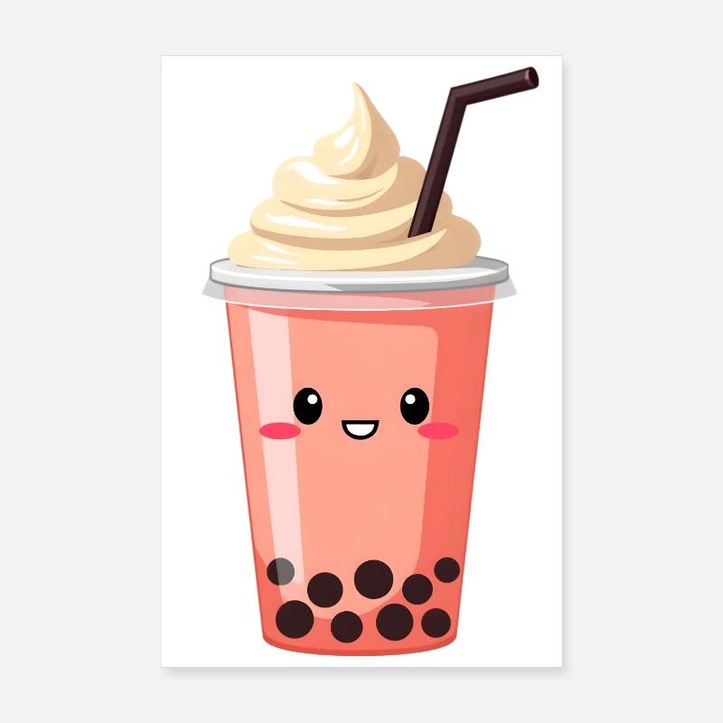 Bubble Tea Poster 8" x 12" (20x30 cm)