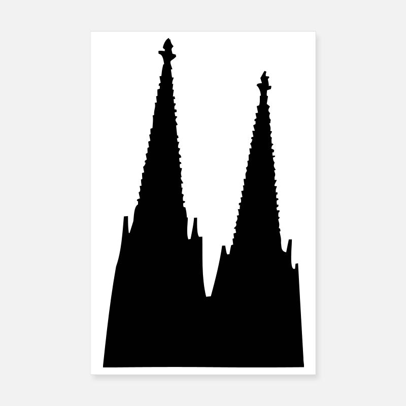 Der Kölner Dom in Köln Poster 20x30 cm