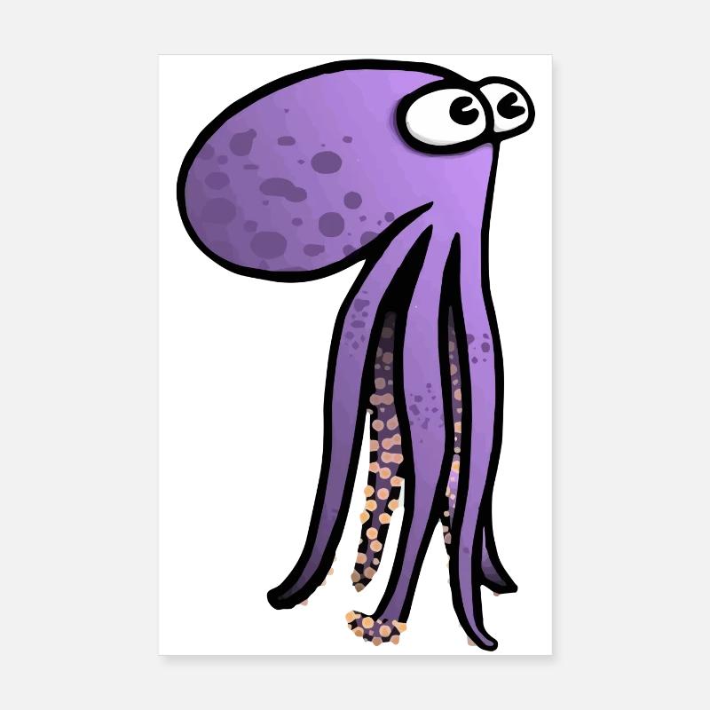 Poulpy Poster 20 x 30 cm