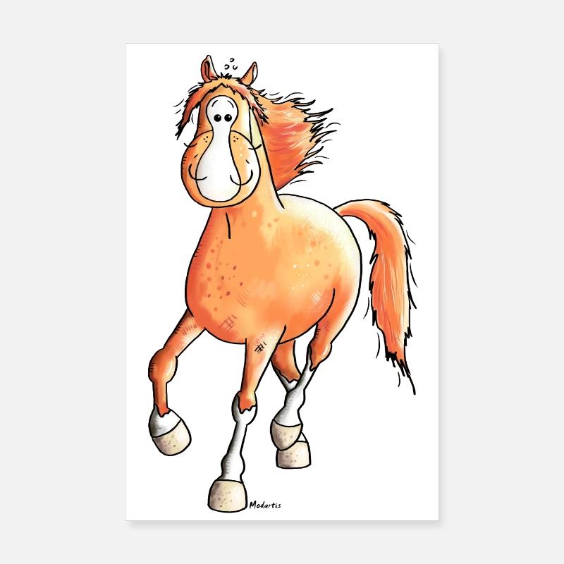 Cheval douce Poster 20 x 30 cm