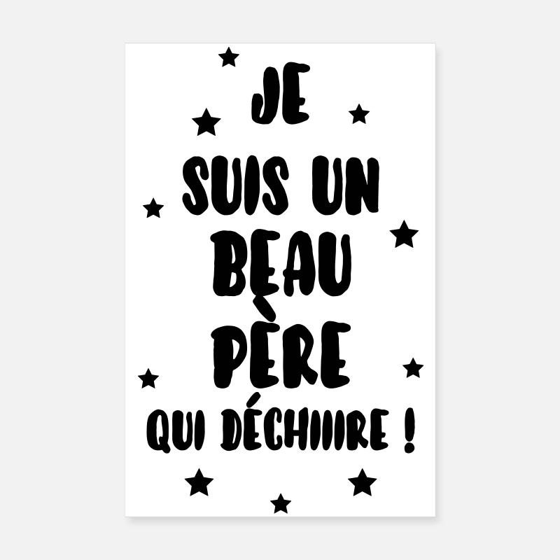 Stiefvater / Stiefmutter / Ehe / Familie Poster 20x30 cm