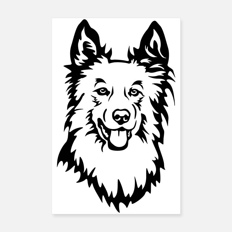 Harzer Fuchs Kopf Poster 20x30 cm