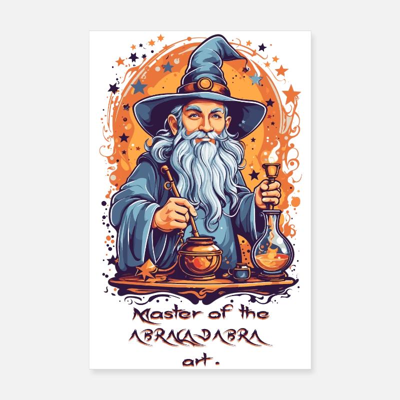Abrakadabra Kunst Poster 20x30 cm