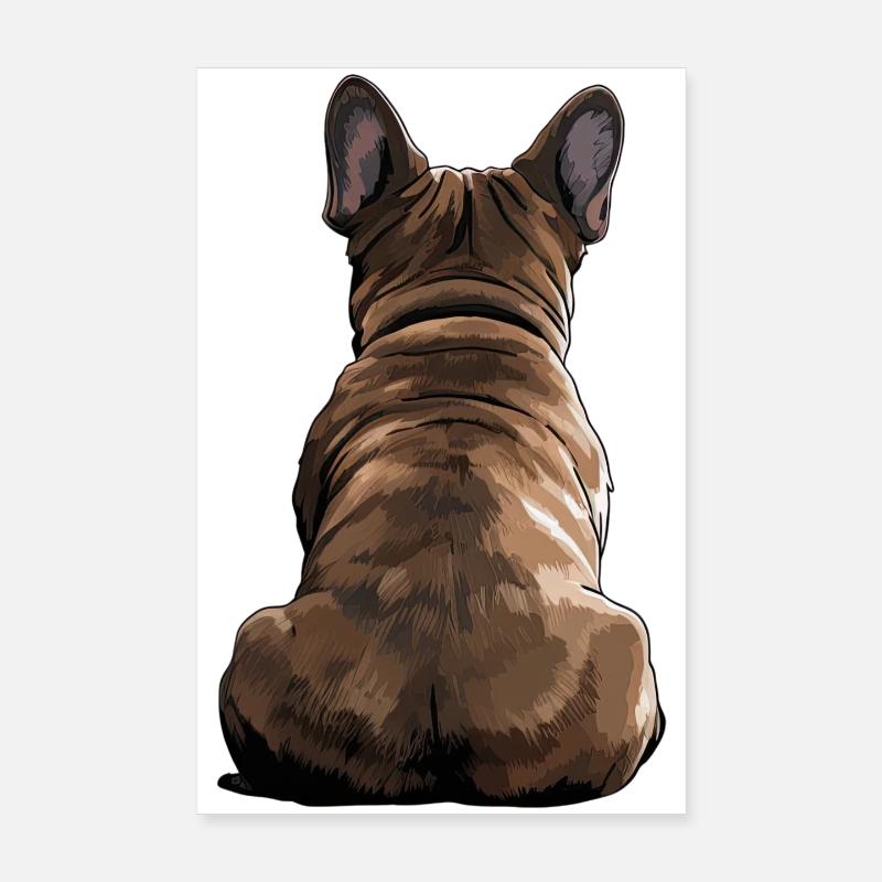 Bouledogue français Poster 20 x 30 cm