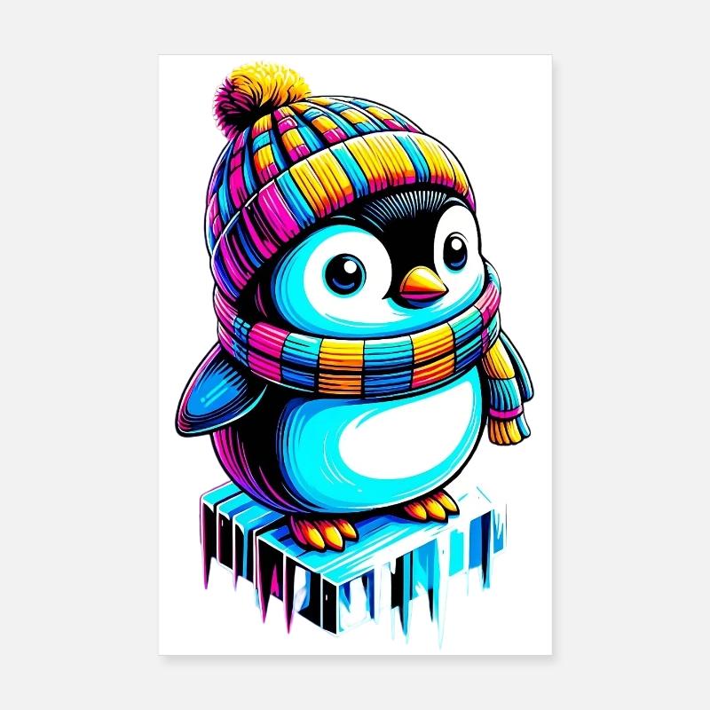 Penguin Poster 8" x 12" (20x30 cm)