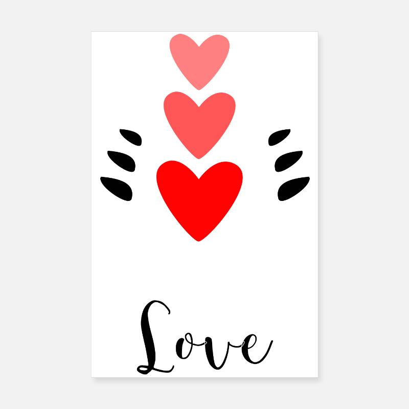 VALENTINSTAG. Junggesellinnenabschied. ICH LIEBE DICH. ICH LIEBE DICH. LIEBE Poster 20x30 cm