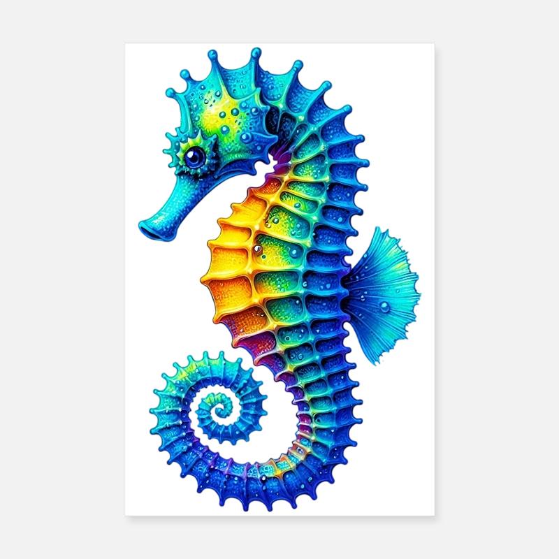 Seepferdchen Poster 20x30 cm