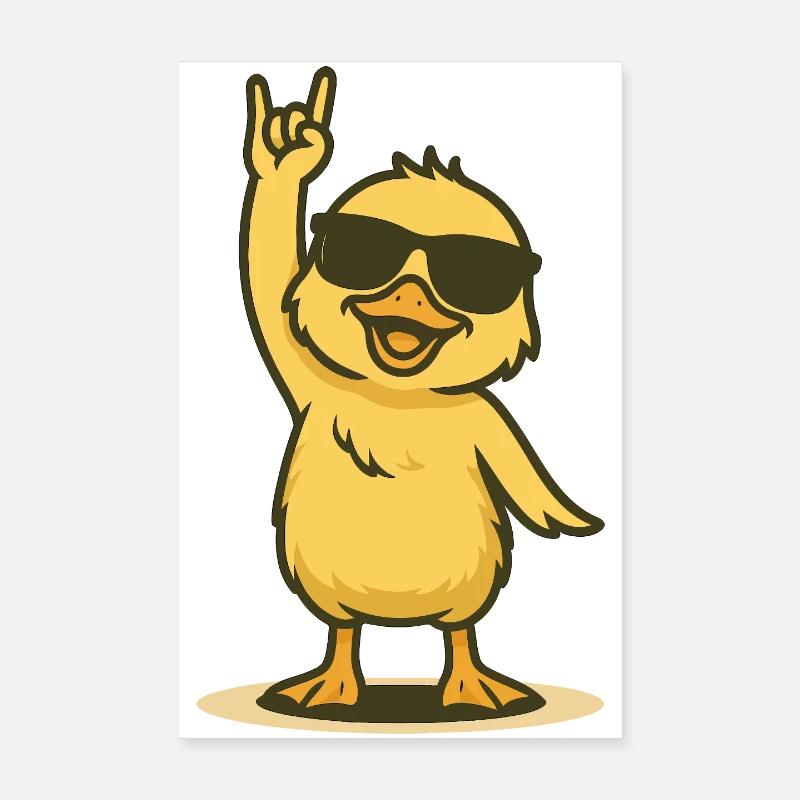 Chair de poule avec style Poster 20 x 30 cm